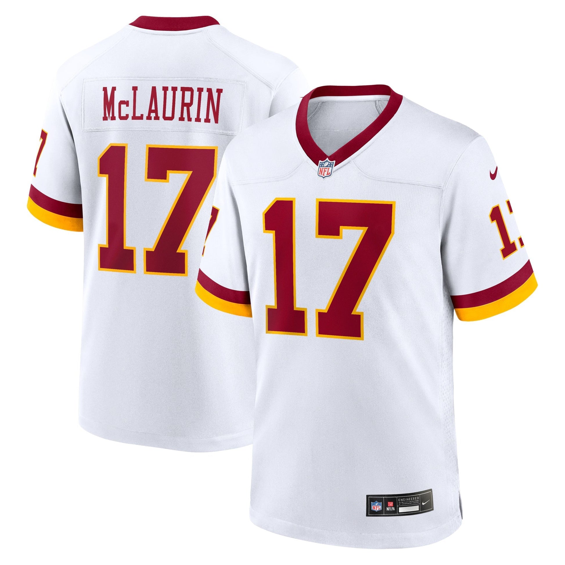 Washington Commanders Terry McLaurin White Game Super Bowl Era Jersey football jersey product view 1