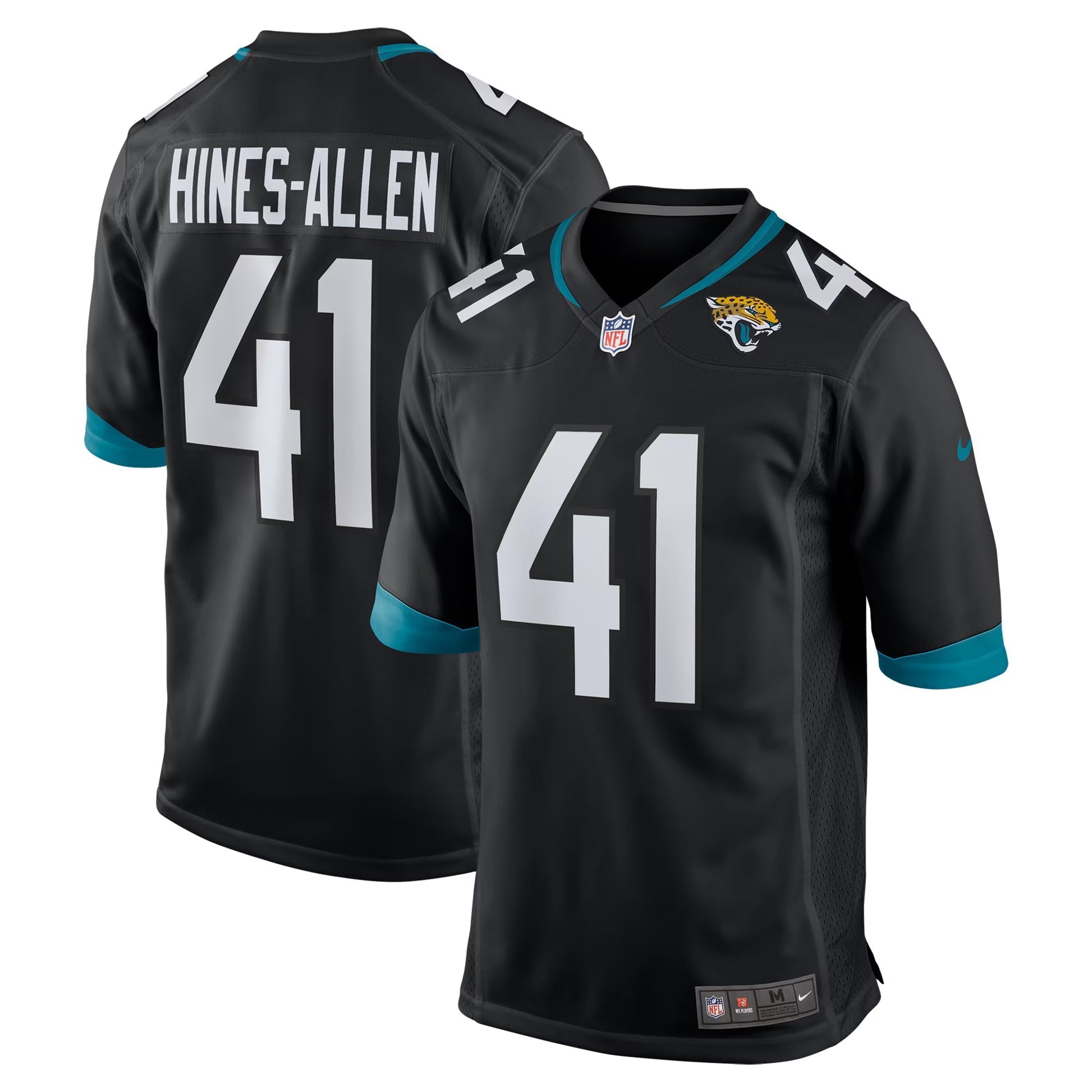 Jacksonville Jaguars Josh Hines-Allen Black Alternate Game Jersey football jersey product view 1