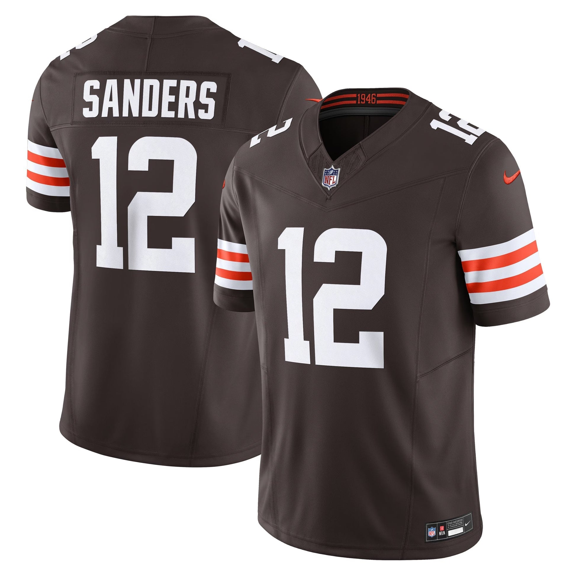 Cleveland Browns Shedeur Sanders Brown Team Vapor F.U.S.E. Limited Jersey football jersey product view 1