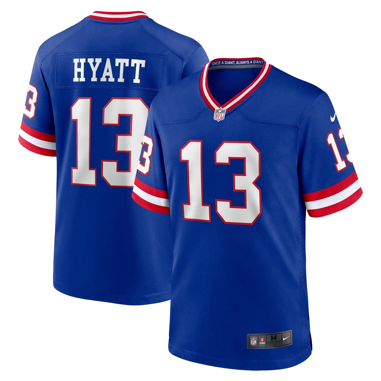 New York Giants Jalin Hyatt Royal Alternate Game Jersey football jersey product view 1