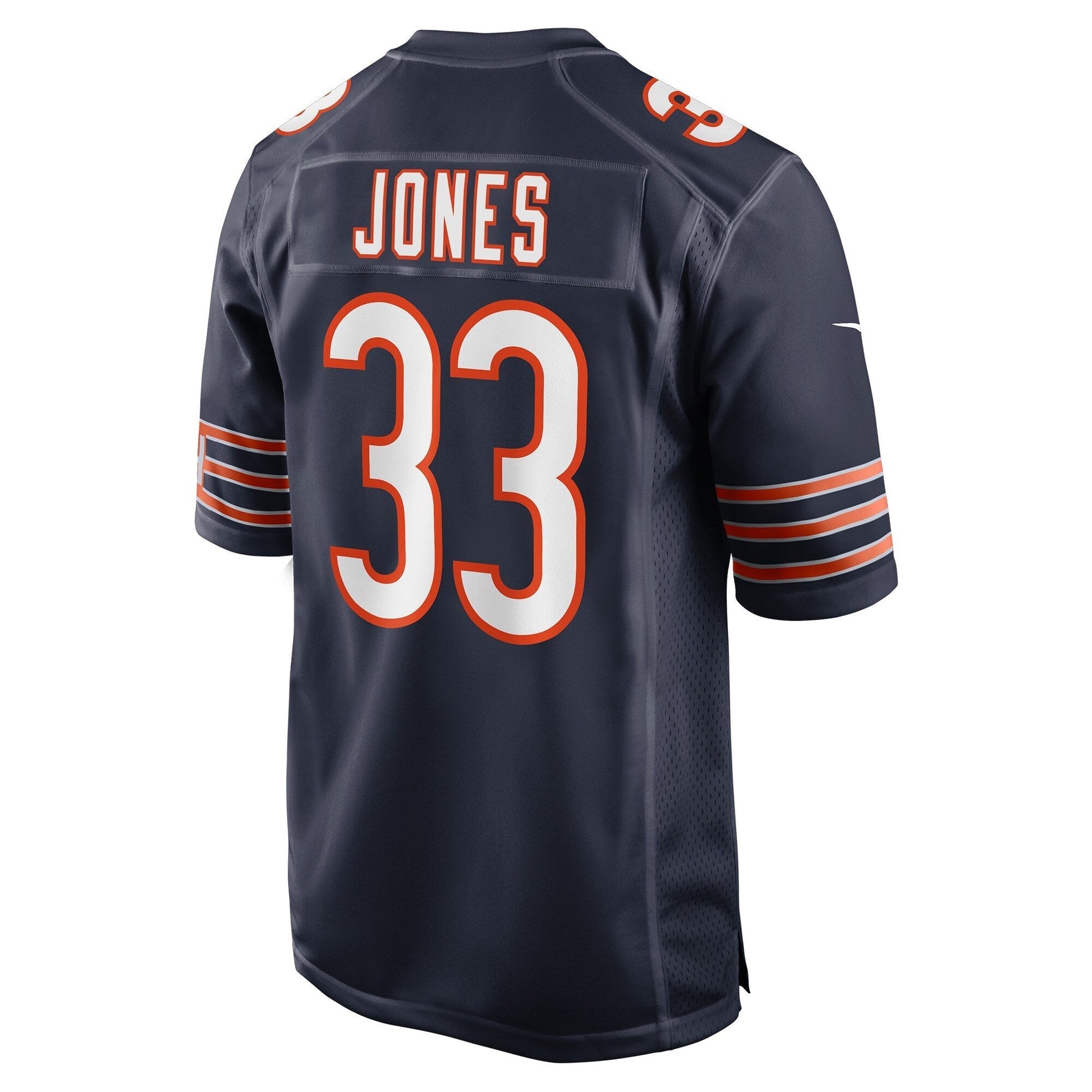 Chicago Bears Jaylon Jones Navy Team Game Jersey football jersey product view 2
