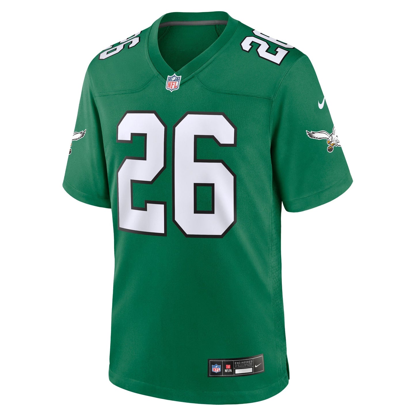Philadelphia Eagles Saquon Barkley Kelly Green Alternate Game Jersey football jersey product view 1