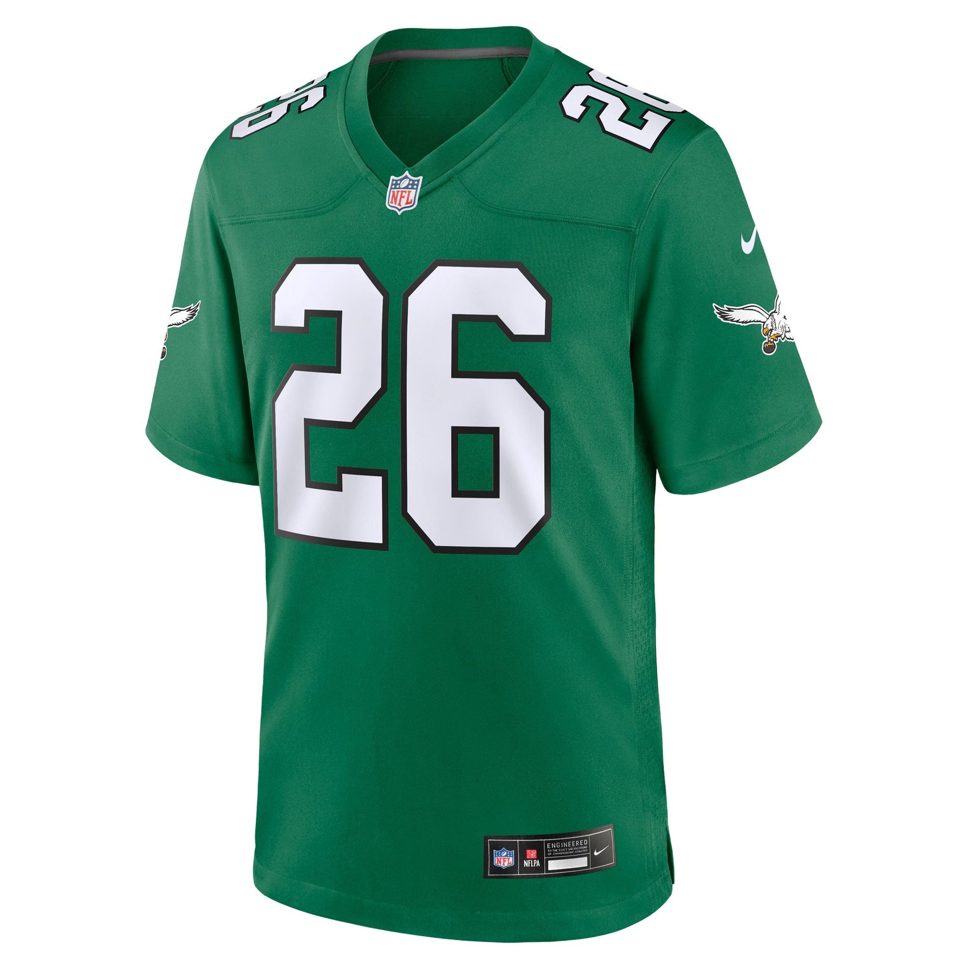 Philadelphia Eagles Saquon Barkley Kelly Green Alternate Game Jersey football jersey product view 1