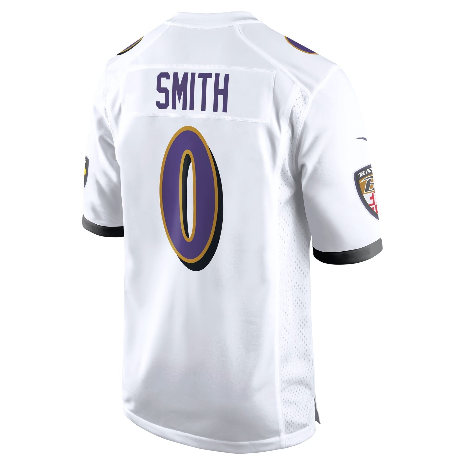 Baltimore Ravens Roquan Smith White Game Jersey football jersey product view 3