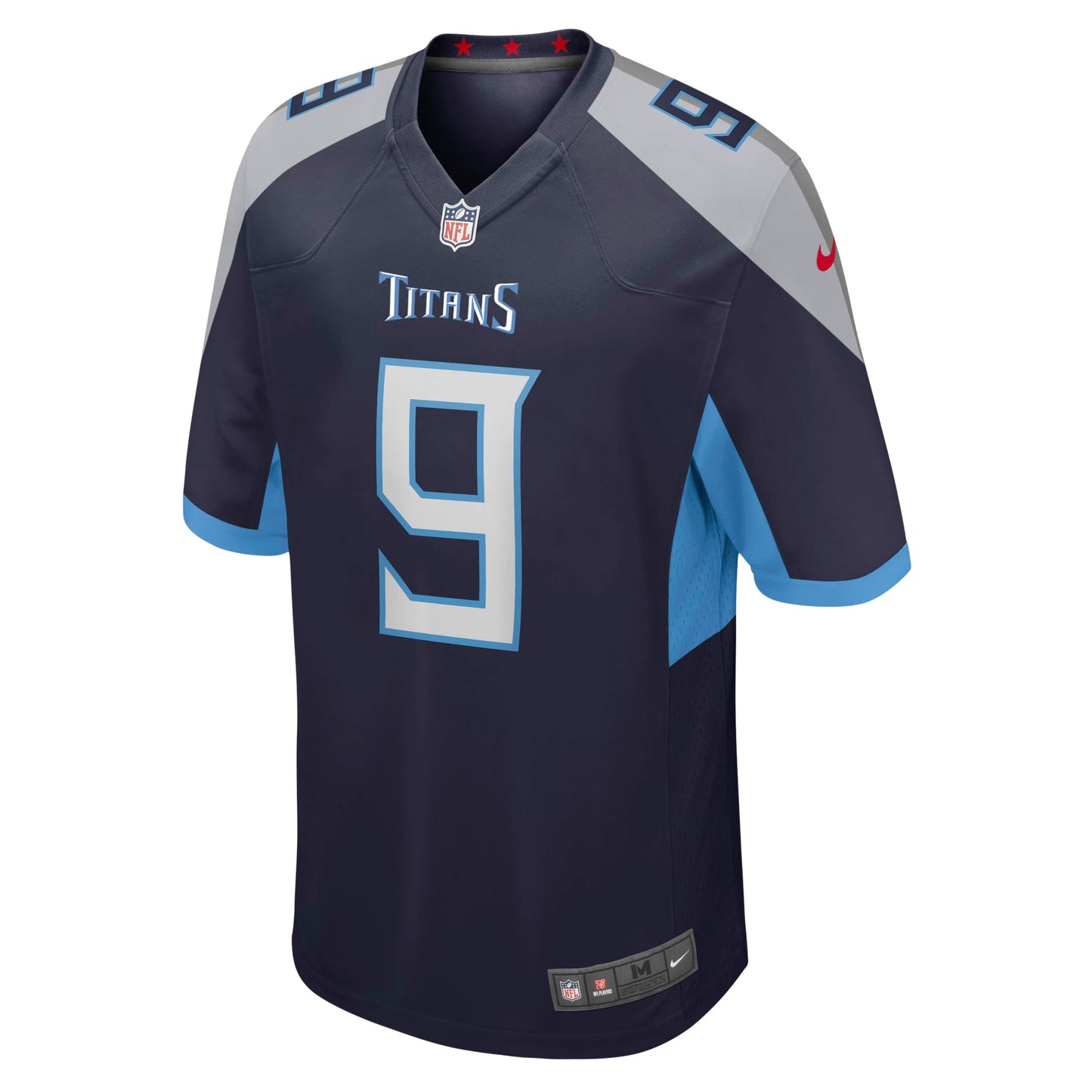 Tennessee Titans Steve McNair Navy Game Retired Player Jersey football jersey product view 1