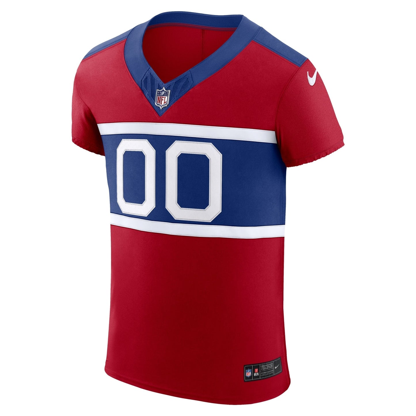New York Giants Red Alternate Vapor F.U.S.E. Elite Custom Jersey football jersey product view 2