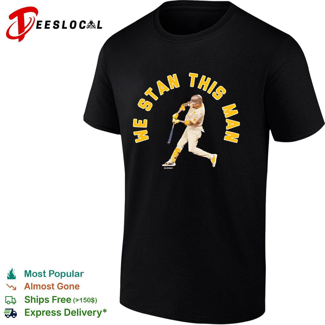 Fernando Tatis Jr San Diego Padres We Stan This Man shirt Unisex T-shirt, Sweatshirt, Hoodie, Long Sleeve Tee - T-Shirt, Sweatshirt, Hoodie
