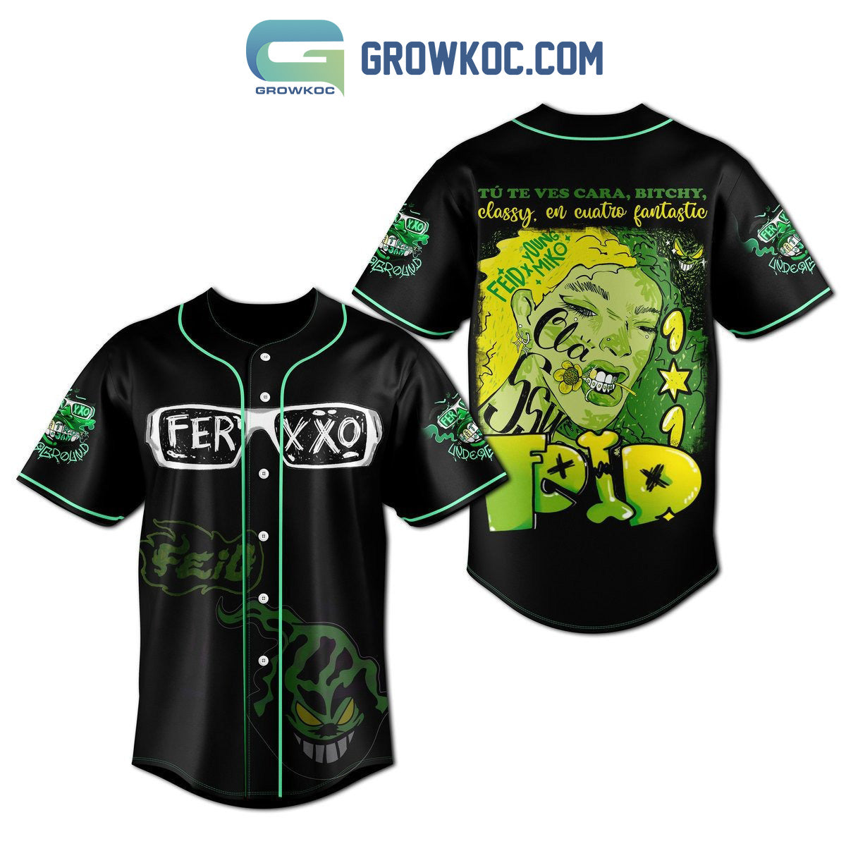 Ferxxo Tour 2023 Baseball Jersey Unisex T-shirt, Sweatshirt, Hoodie, Long Sleeve Tee - T-Shirt, Sweatshirt, Hoodie