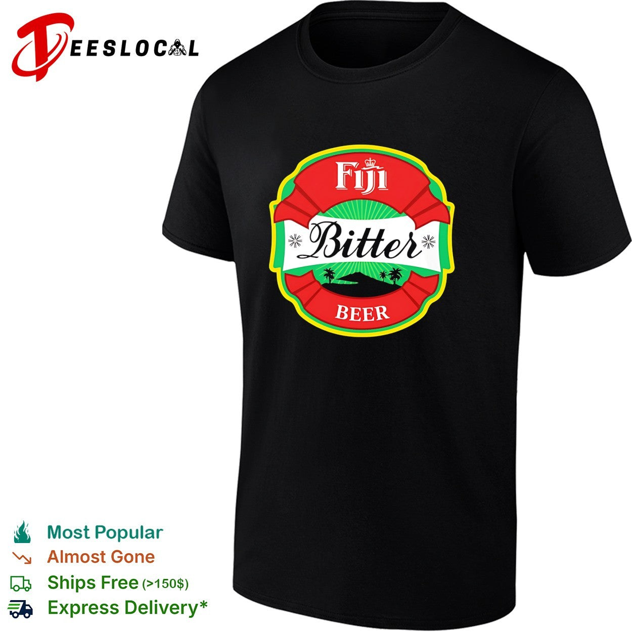 Fiji bitter beer shirt Unisex T-shirt, Sweatshirt, Hoodie, Long Sleeve Tee - T-Shirt, Sweatshirt, Hoodie