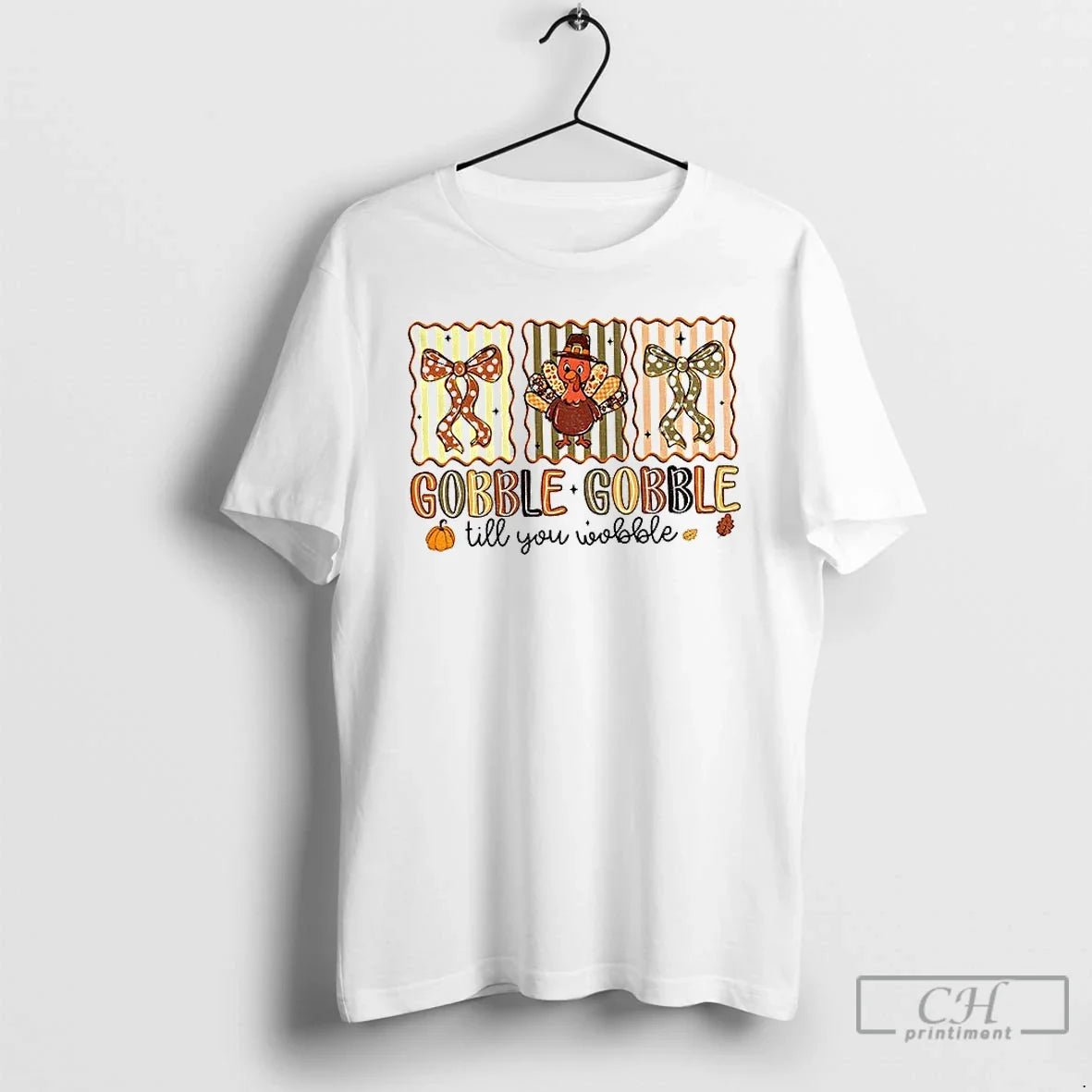 Floral Turkey Gobble Gobble Till You Wobble Thanksgiving T-Shirts, Hoodie, Sweatshirt - T-Shirt, Sweatshirt, Hoodie