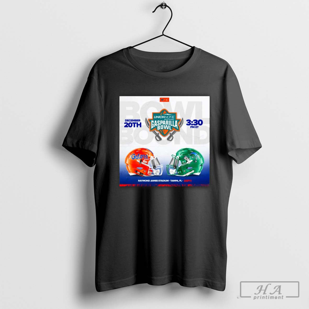 Florida Gators Vs Tulane Green Wave Gasparilla Bowl Dec 20th Raymond James Stadium Tampa Fl Poster T-Shirts, Hoodie, Sweatshirt - T-Shirt, Sweatshirt, Hoodie