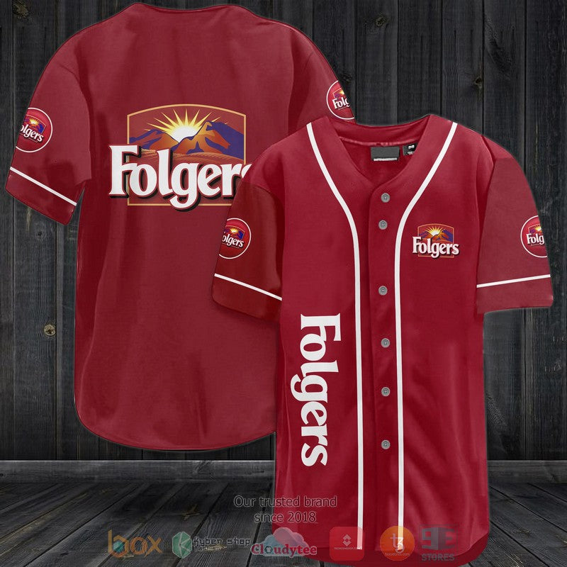 Folgers Coffee red Baseball shirt Unisex T-shirt, Sweatshirt, Hoodie, Long Sleeve Tee - T-Shirt, Sweatshirt, Hoodie