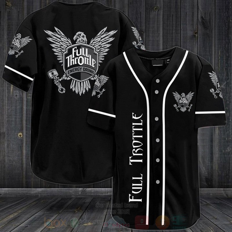 FASHION Full Throttle Energy Drink Baseball Jerseys Botton Shirt Unisex T-shirt, Sweatshirt, Hoodie, Long Sleeve Tee - T-Shirt, Sweatshirt, Hoodie