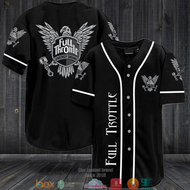 BEST Full Throttle Energy Drinks Baseball Jersey Unisex T-shirt, Sweatshirt, Hoodie, Long Sleeve Tee - T-Shirt, Sweatshirt, Hoodie