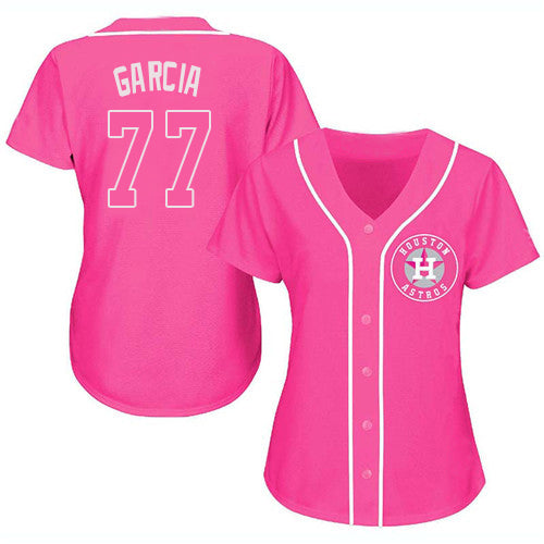 Baseball Jersey Houston Astros Luis Garcia Pink Fashion Stitched Jerseys baseball jersey product view 1