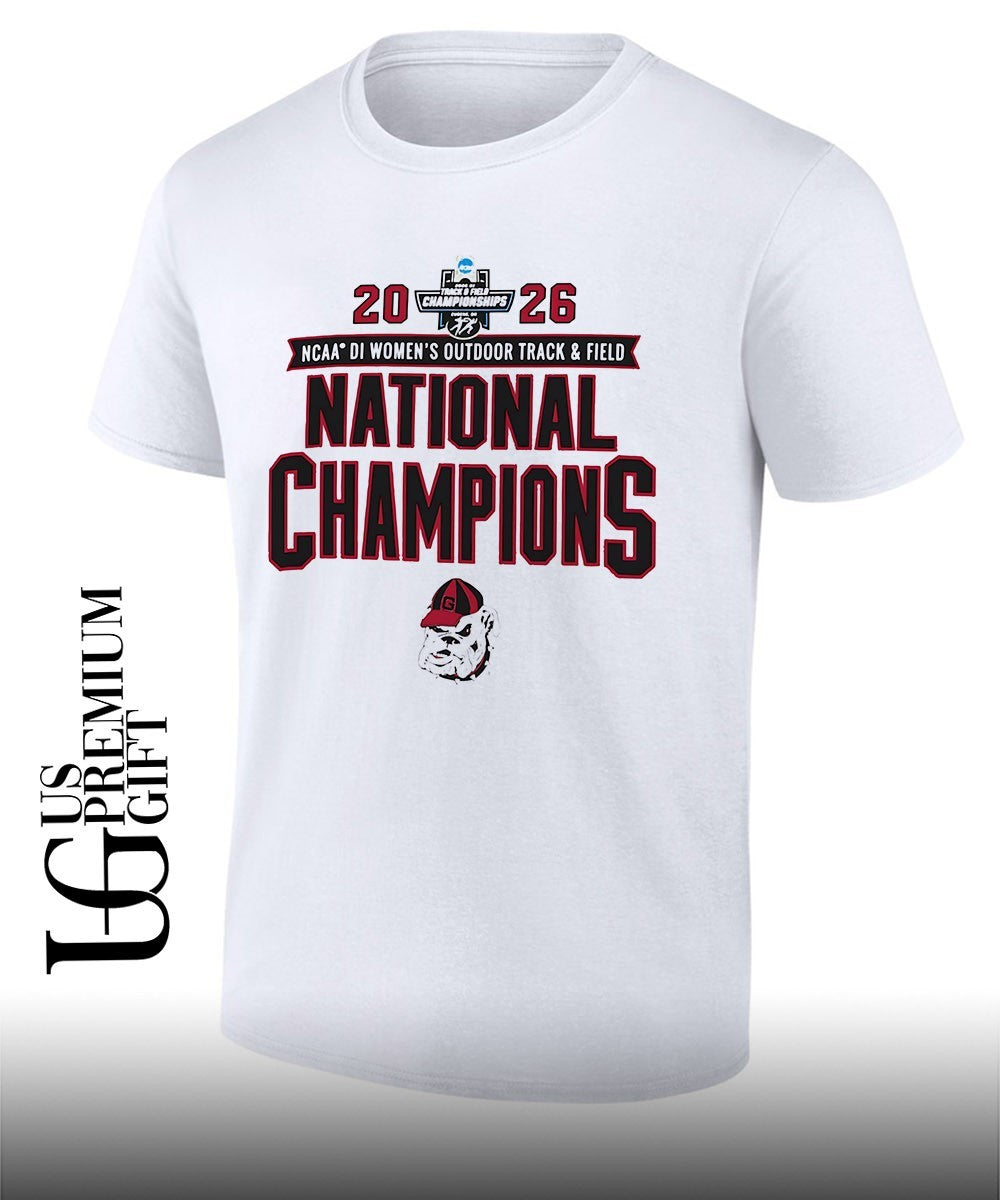 Georgia Bulldogs 2026 NCAA Womens Outdoor Track and Field National Champions T-shirt Unisex T-shirt, Sweatshirt, Hoodie, Long Sleeve Tee - T-Shirt, Sweatshirt, Hoodie