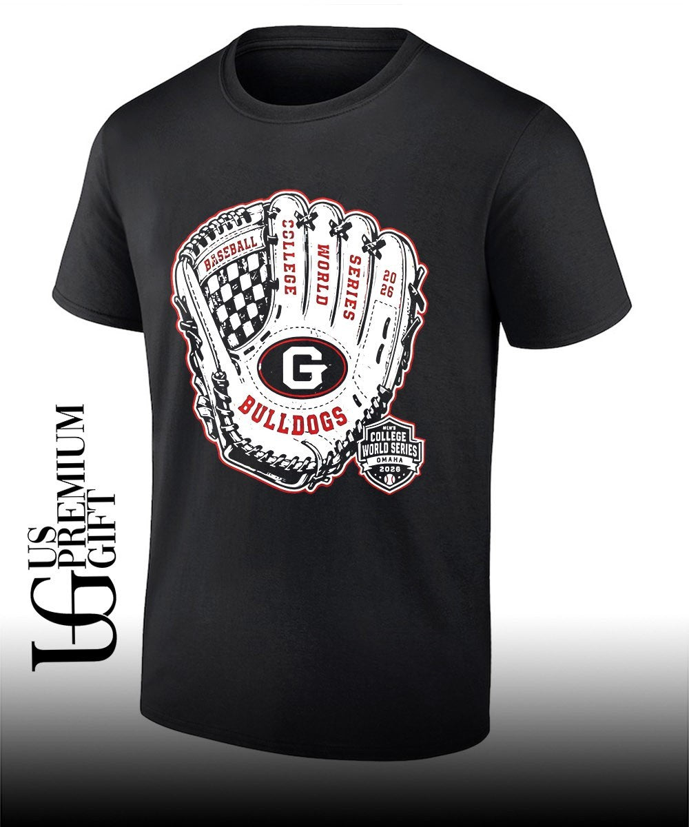 Georgia Bulldogs Baseball College World Series Omaha 2026 shirt Unisex T-shirt, Sweatshirt, Hoodie, Long Sleeve Tee - T-Shirt, Sweatshirt, Hoodie
