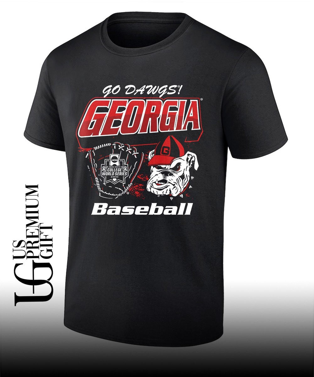 Georgia Bulldogs NCAA 2026 Mens College World Series Go Dawgs Baseball shirt Unisex T-shirt, Sweatshirt, Hoodie, Long Sleeve Tee - T-Shirt, Sweatshirt, Hoodie