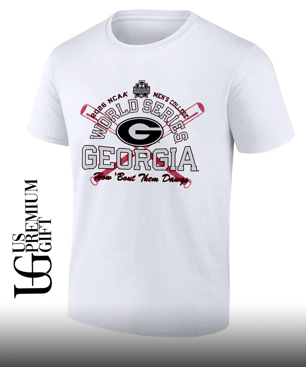 Georgia Bulldogs NCAA Mens College World Series 2026 How Bout Them Dawgs shirt Unisex T-shirt, Sweatshirt, Hoodie, Long Sleeve Tee - T-Shirt, Sweatshirt, Hoodie