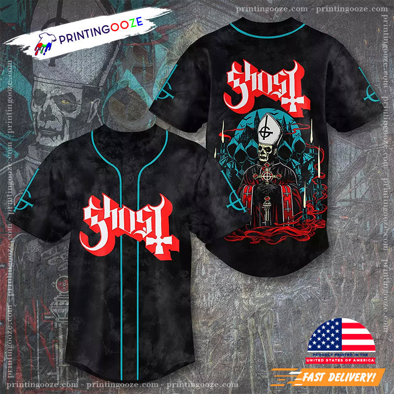 Ghost Band World Tour Baseball Jersey Unisex T-shirt, Sweatshirt, Hoodie, Long Sleeve Tee - T-Shirt, Sweatshirt, Hoodie