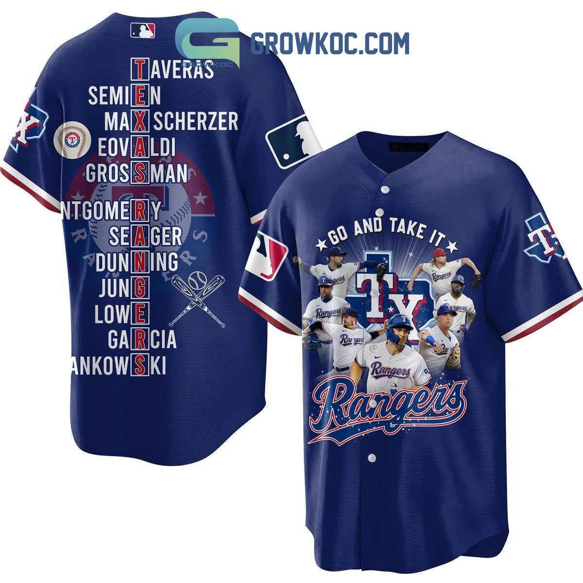 Go And Take It Rangers Baseball Jersey Unisex T-shirt, Sweatshirt, Hoodie, Long Sleeve Tee - T-Shirt, Sweatshirt, Hoodie