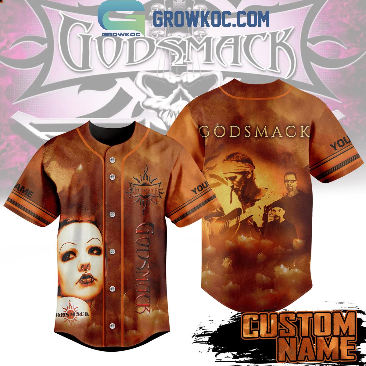 Godsmack Under Your Scars Fan Personalized Baseball Jersey Unisex T-shirt, Sweatshirt, Hoodie, Long Sleeve Tee - T-Shirt, Sweatshirt, Hoodie