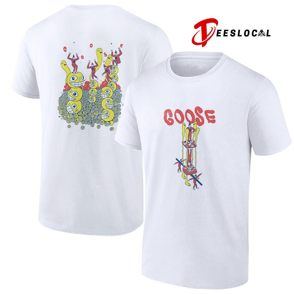 Goose Holiday drop drop Smiley heads graphic shirt Unisex T-shirt, Sweatshirt, Hoodie, Long Sleeve Tee - T-Shirt, Sweatshirt, Hoodie