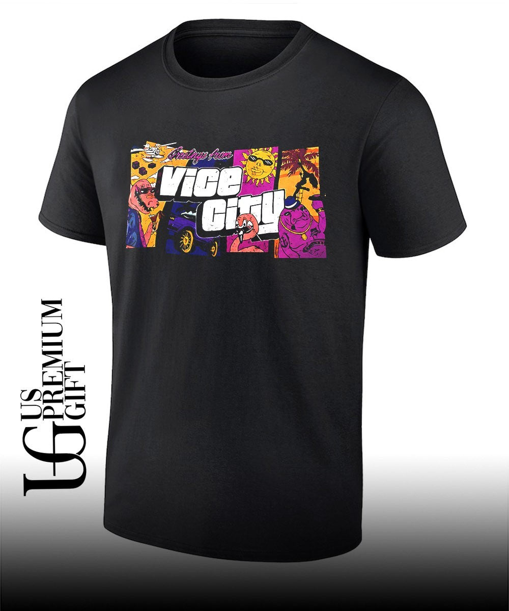 Grand Theft Auto VI GTA 6 Lucia Greetings From Vice City shirt Unisex T-shirt, Sweatshirt, Hoodie, Long Sleeve Tee - T-Shirt, Sweatshirt, Hoodie