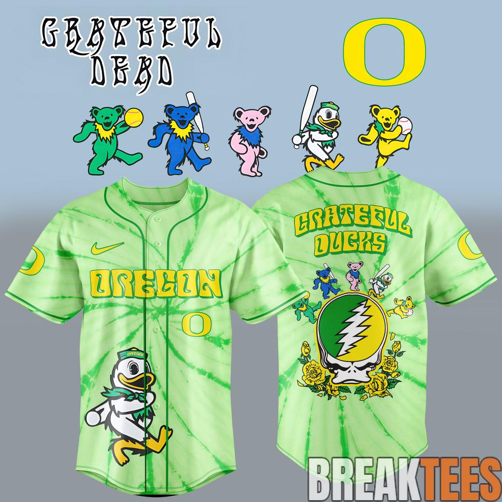 Grateful Ducks 2026 Edition Baseball Jersey Unisex T-shirt, Sweatshirt, Hoodie, Long Sleeve Tee - T-Shirt, Sweatshirt, Hoodie