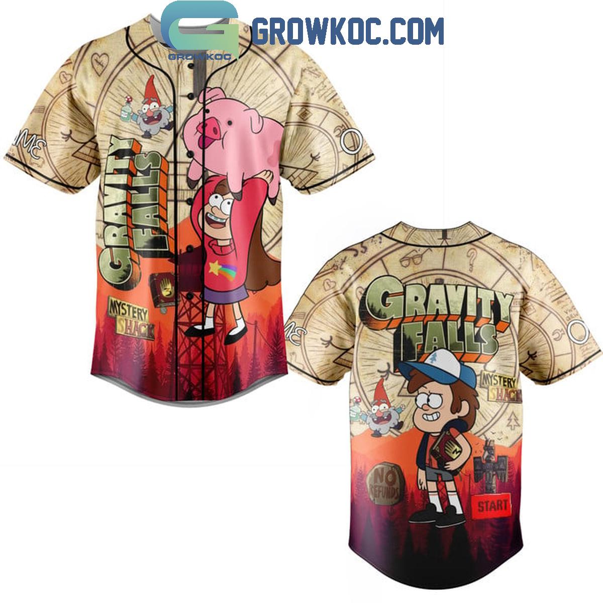 Gravity Falls Start Mystery Hack Personalized Baseball Jersey Unisex T-shirt, Sweatshirt, Hoodie, Long Sleeve Tee - T-Shirt, Sweatshirt, Hoodie