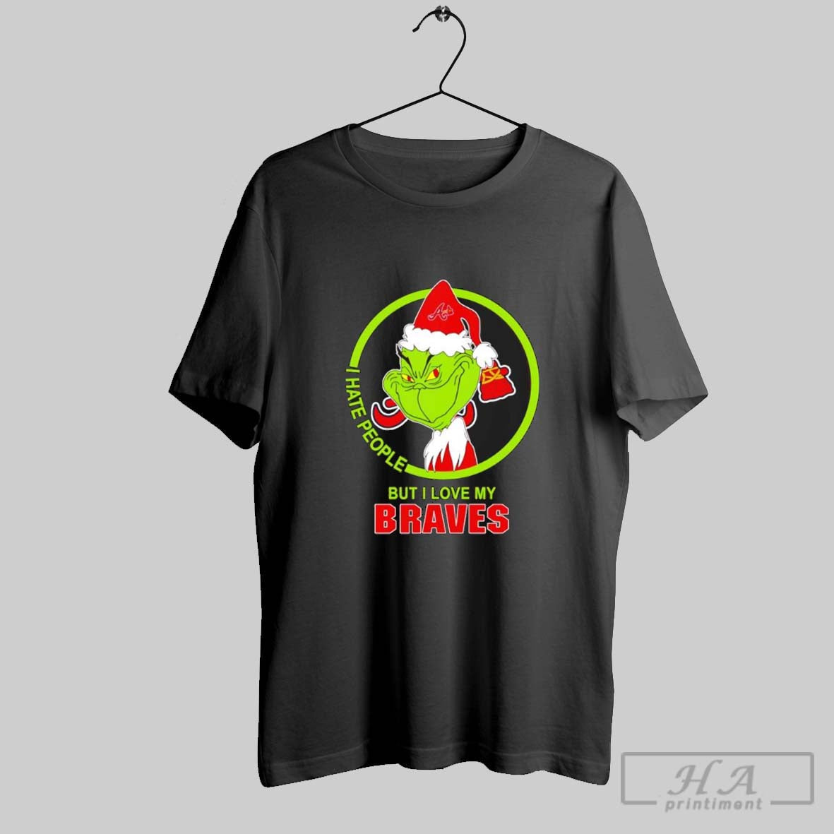 Grinch I Hate People But I Love My Atlanta Braves T-Shirts, Hoodie, Sweatshirt - T-Shirt, Sweatshirt, Hoodie