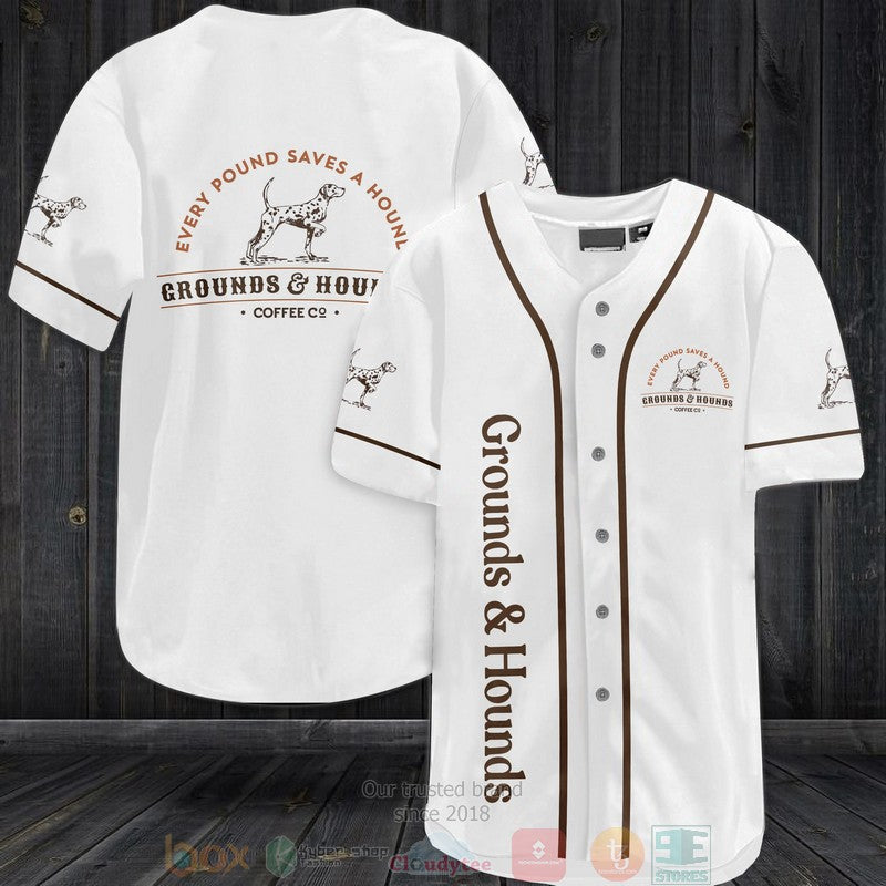 Grounds Hounds Coffee Baseball shirt Unisex T-shirt, Sweatshirt, Hoodie, Long Sleeve Tee - T-Shirt, Sweatshirt, Hoodie