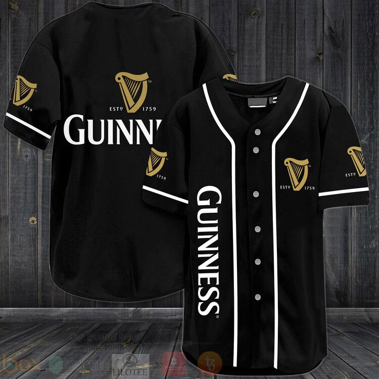 FASHION Guinness Baseball Jerseys Botton Shirt Unisex T-shirt, Sweatshirt, Hoodie, Long Sleeve Tee - T-Shirt, Sweatshirt, Hoodie