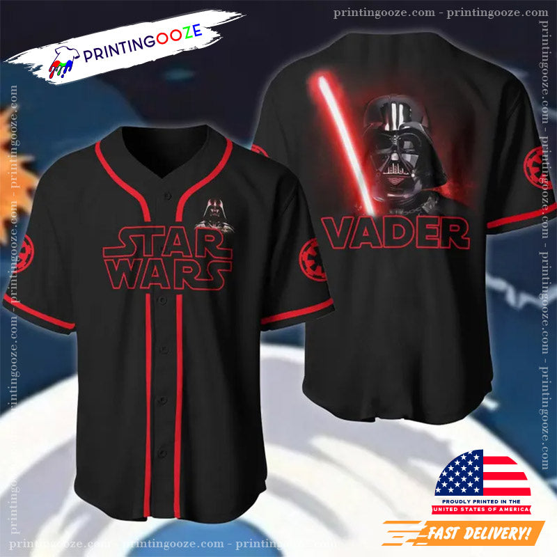 Halloween Darth Vader Baseball Jersey Unisex T-shirt, Sweatshirt, Hoodie, Long Sleeve Tee - T-Shirt, Sweatshirt, Hoodie