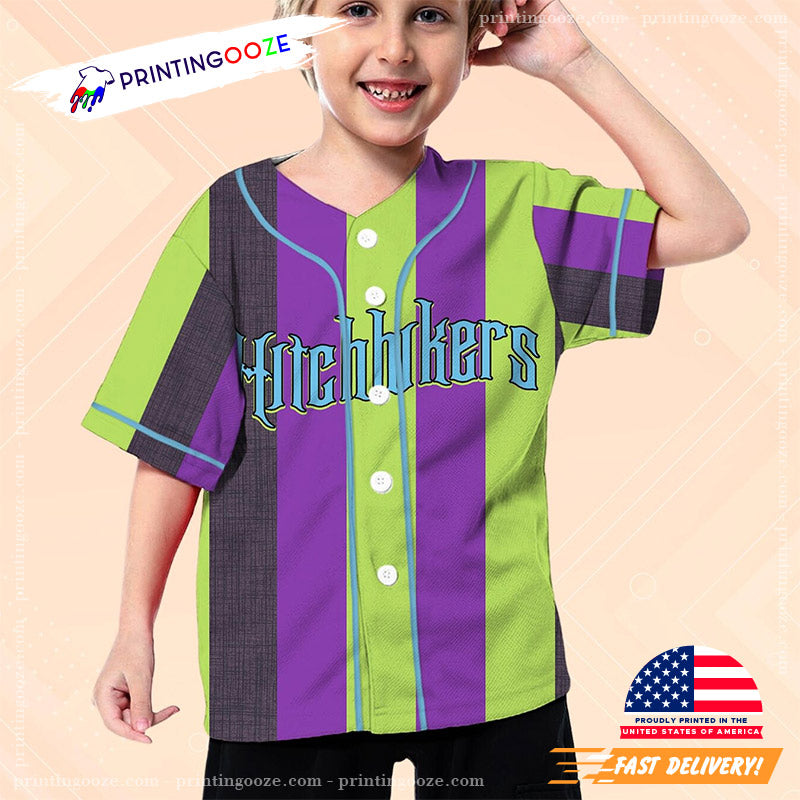 Hitchhikers Haunted Mansion Baseball Jersey Unisex T-shirt, Sweatshirt, Hoodie, Long Sleeve Tee - T-Shirt, Sweatshirt, Hoodie