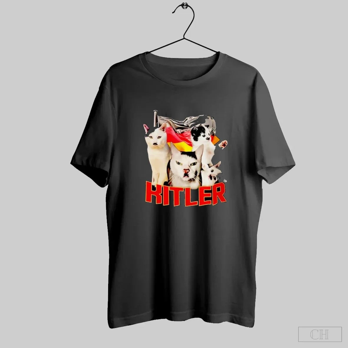 Hitler Cats Mustache German Flag S Black T-Shirts, Hoodie, Sweatshirt - T-Shirt, Sweatshirt, Hoodie