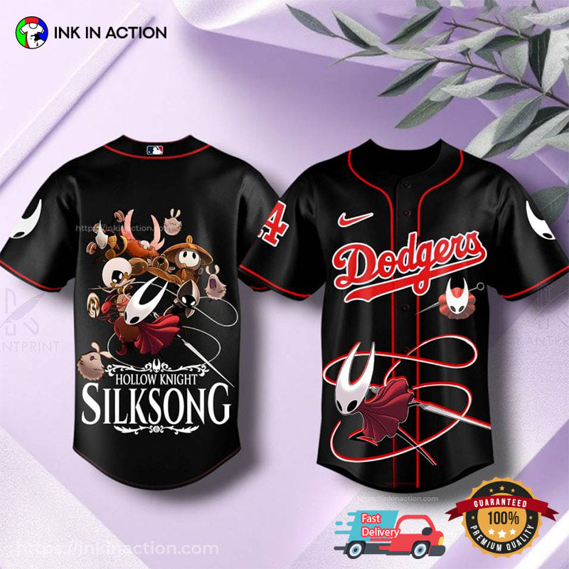 Hornet Hollow Knight Silksong LA Dodgers Baseball Jersey Unisex T-shirt, Sweatshirt, Hoodie, Long Sleeve Tee - T-Shirt, Sweatshirt, Hoodie
