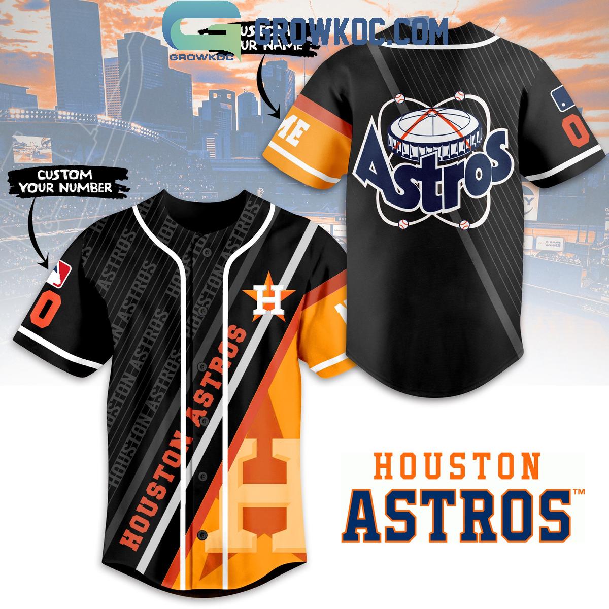 Houston Astros Home Stadium Baseball Fan Love Personalized Baseball Jersey Unisex T-shirt, Sweatshirt, Hoodie, Long Sleeve Tee - T-Shirt, Sweatshirt, Hoodie