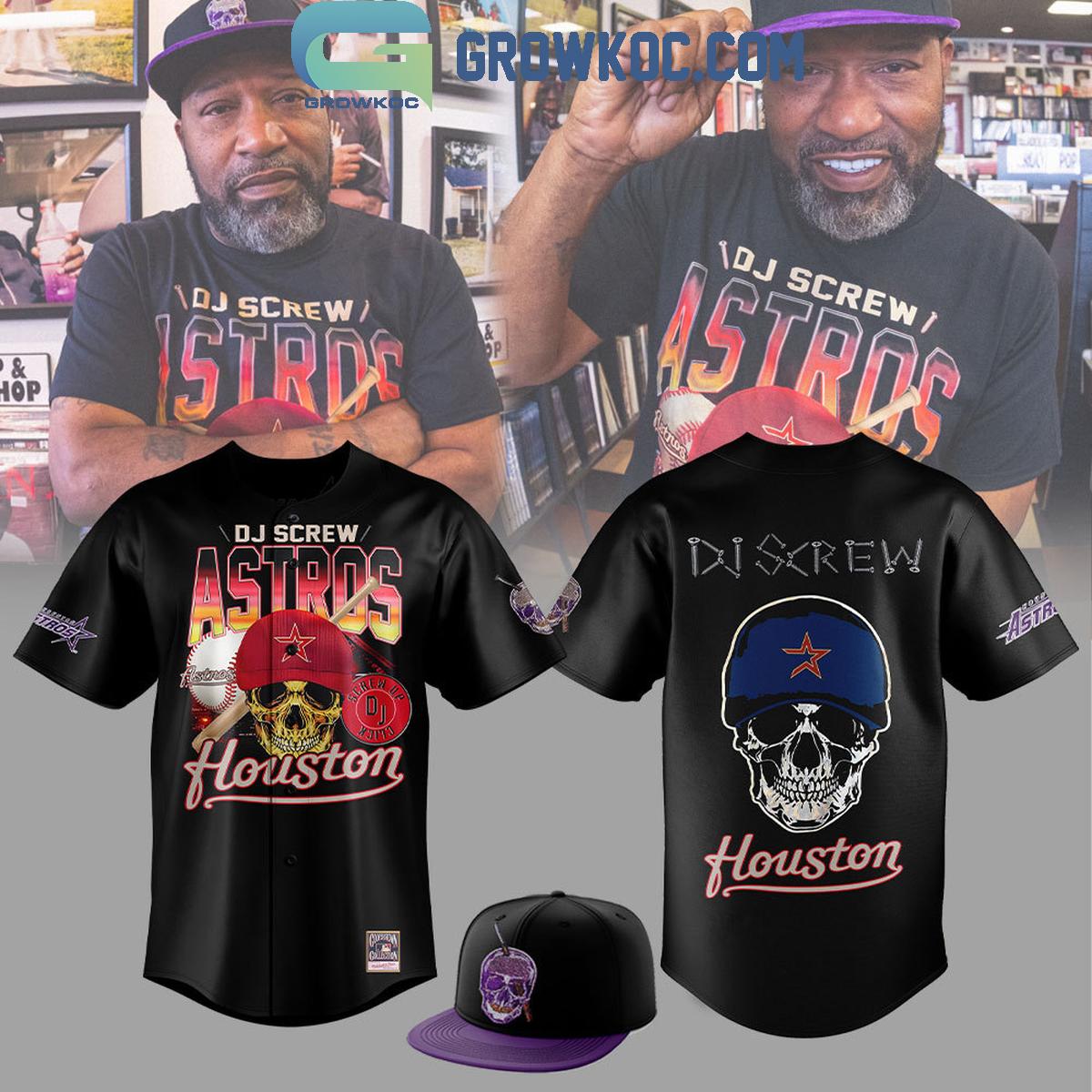 Houston Astros DJ Screw Collection 2024 Fan Personalized Baseball Jersey Unisex T-shirt, Sweatshirt, Hoodie, Long Sleeve Tee - T-Shirt, Sweatshirt, Hoodie