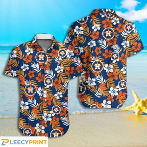 Houston Astros Habicus Tropical Print Hawaiian Shirt, Houston Astros Beach Hawaiian Shirt, Houston Astros Hawaiian Shirt - T-Shirt, Sweatshirt, Hoodie