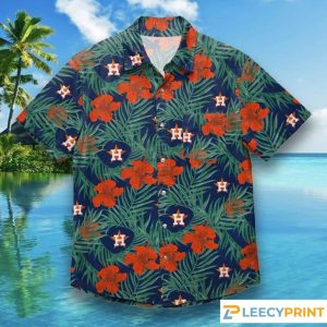 Houston Astros MLB Mens Hibiscus Hawaiian Shirt, Houston Astros Hawaiian Shirt Unisex T-shirt, Sweatshirt, Hoodie, Long Sleeve Tee - T-Shirt, Sweatshirt, Hoodie