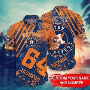 Houston Astros MLB Personalized Hawaiian Shirt, Houston Astros Hawaiian Shirt Unisex T-shirt, Sweatshirt, Hoodie, Long Sleeve Tee - T-Shirt, Sweatshirt, Hoodie