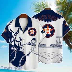 Houston Astros Major League Baseball 3D Print Hawaiian Shirt For Men Women, Houston Astros Beach Hawaiian Shirt, Astros Hawaiian Shirt, Houston Astros Hawaiian Shirt - T-Shirt, Sweatshirt, Hoodie