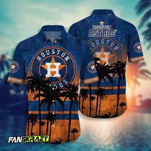 Houston Astros Palm Tree MLB Hawaii Shirt Hot Trending Summer, Hawaii State Shirt, Hawaii Shirt for Beach, MLB Hawaiian Shirt - T-Shirt, Sweatshirt, Hoodie