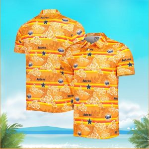 Houston Astros Reyn Spooner Orange Cooperstown Hawaiian Shirt, Houston Astros Hawaiian Shirt - T-Shirt, Sweatshirt, Hoodie