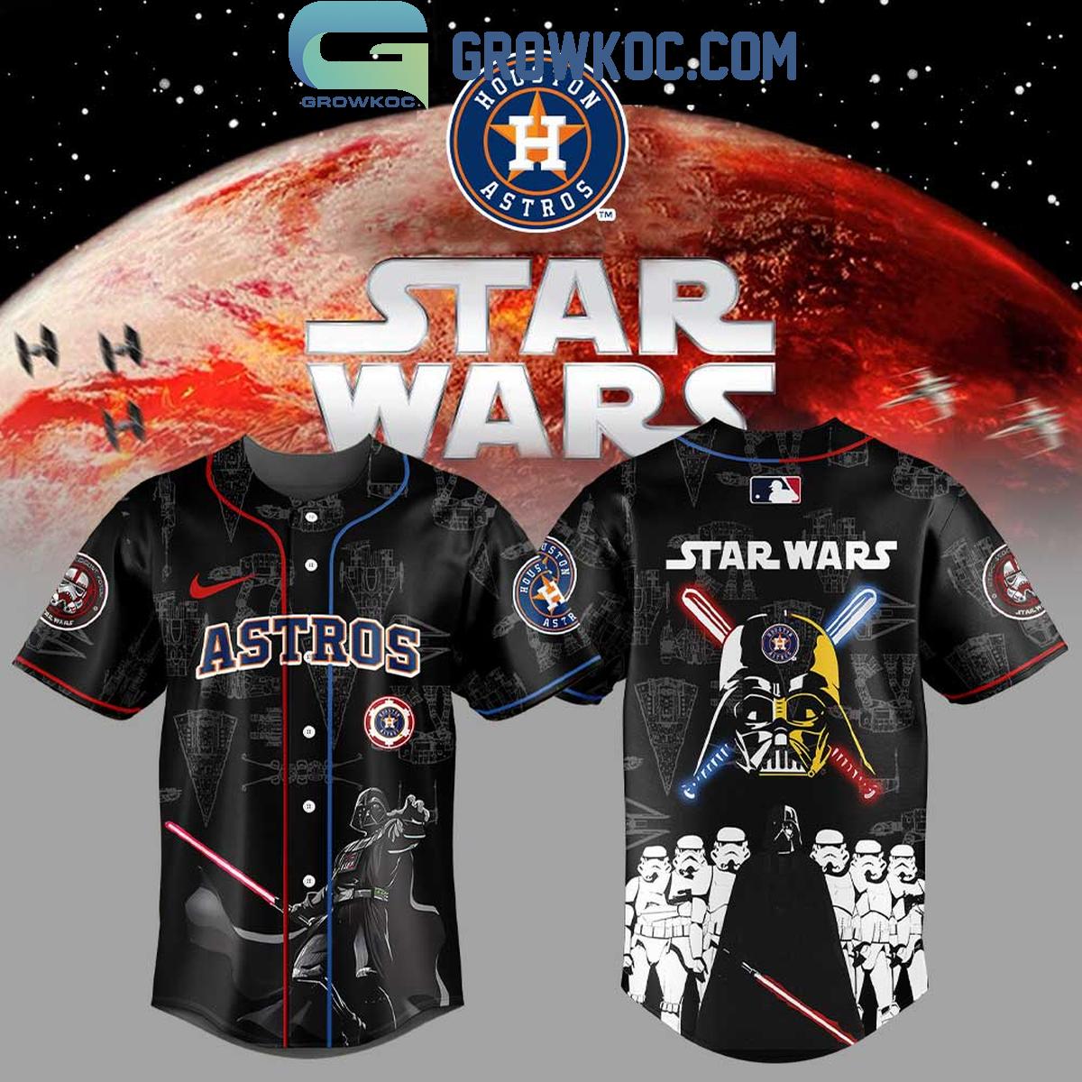 Houston Astros Star War Baseball Jersey Unisex T-shirt, Sweatshirt, Hoodie, Long Sleeve Tee - T-Shirt, Sweatshirt, Hoodie