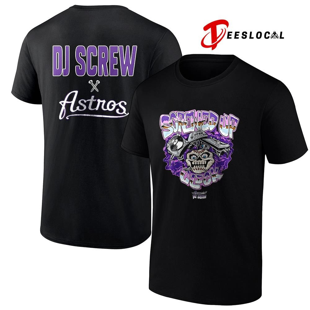 Houston Astros x DJ Screw Screwed up click art shirt Unisex T-shirt, Sweatshirt, Hoodie, Long Sleeve Tee - T-Shirt, Sweatshirt, Hoodie