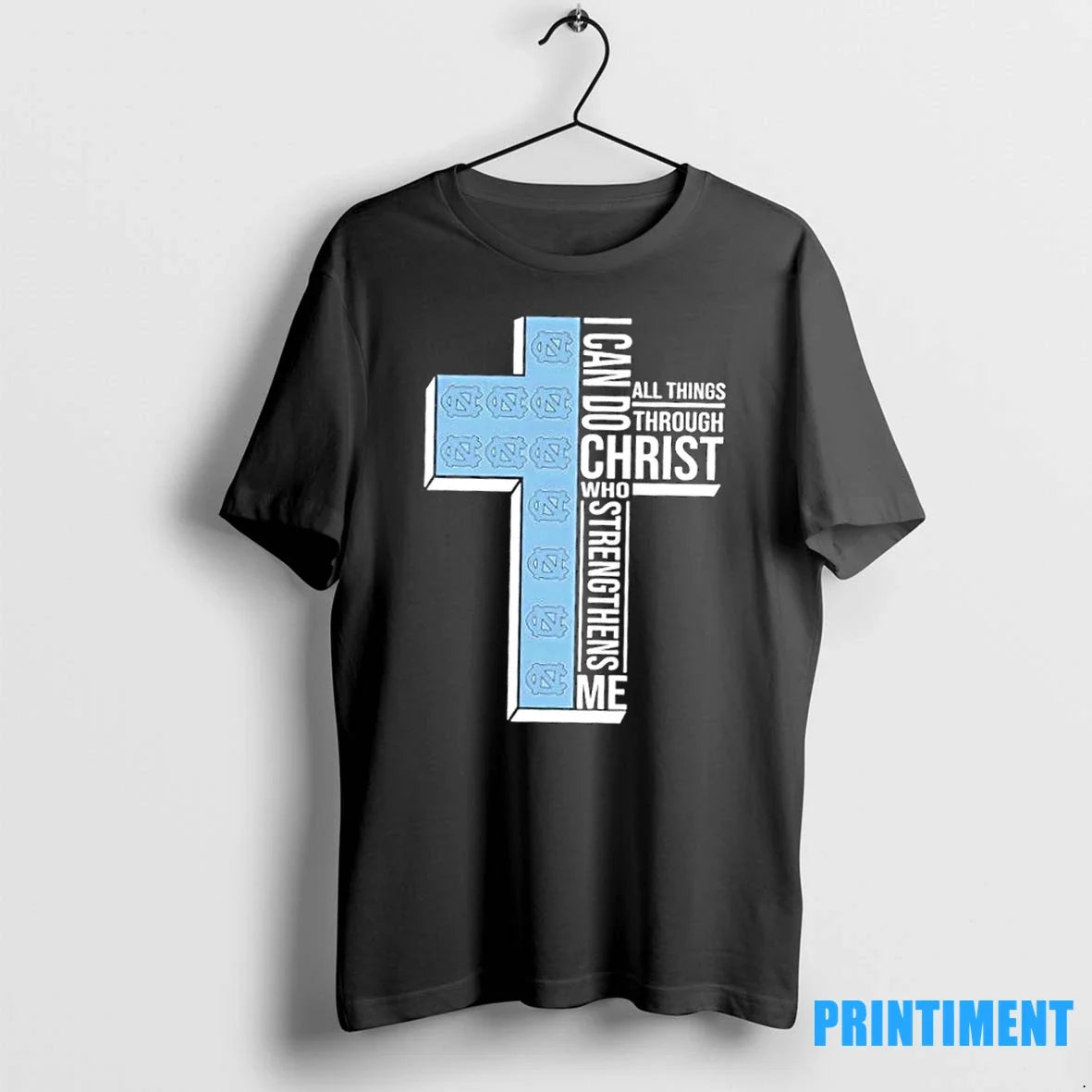 I Can Do All Things Through Christ Who Strengthens Me North Carolina Tar Heels Football T-Shirts, Hoodie, Sweatshirt - T-Shirt, Sweatshirt, Hoodie