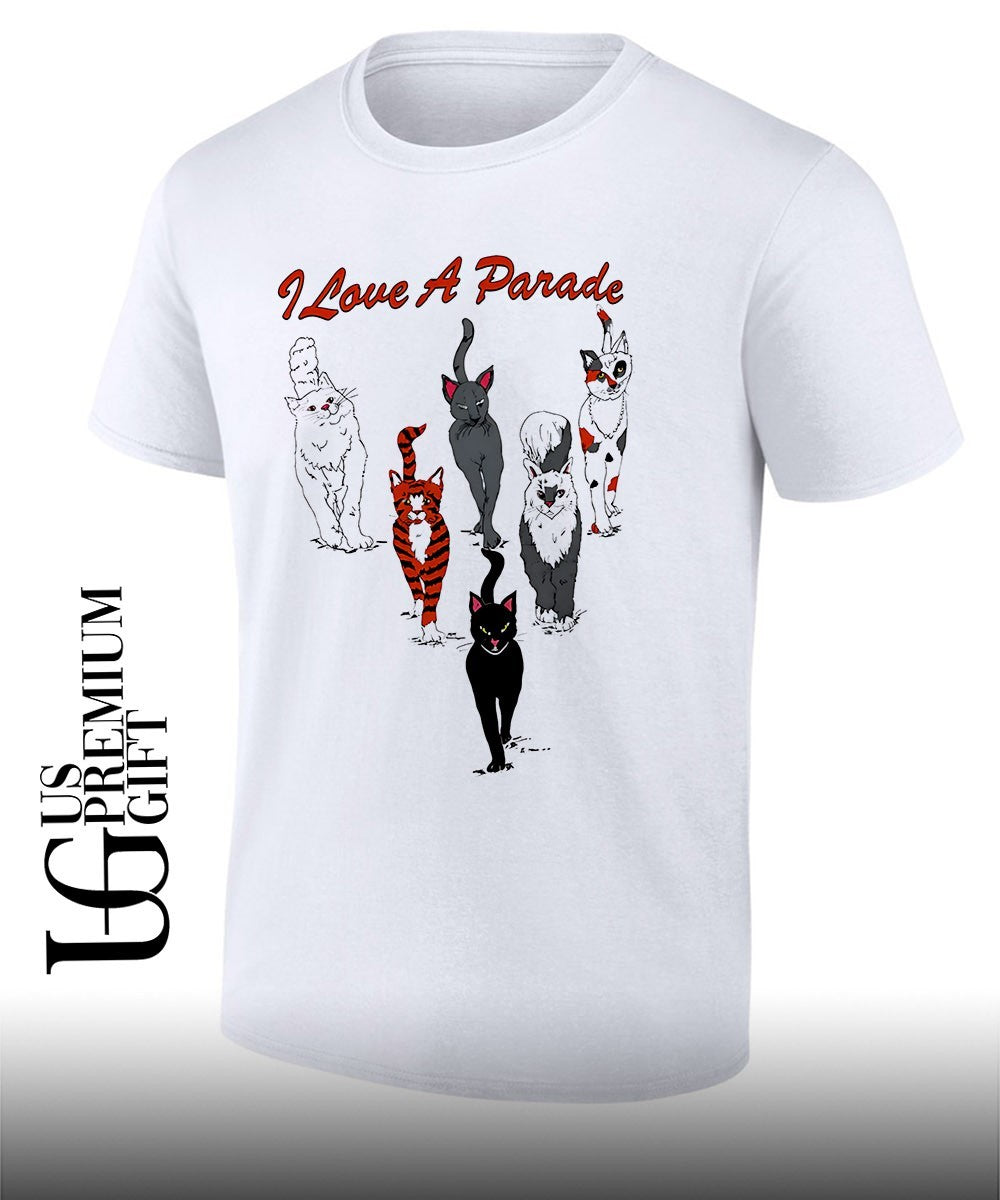 I love a Parade Walking Cats shirt Unisex T-shirt, Sweatshirt, Hoodie, Long Sleeve Tee - T-Shirt, Sweatshirt, Hoodie