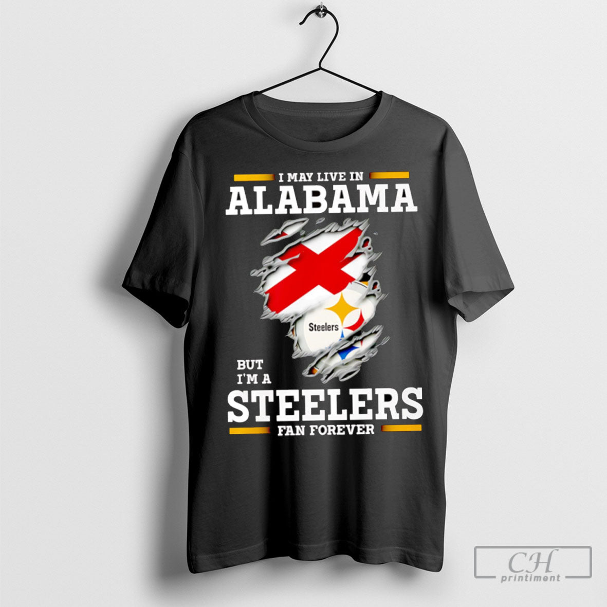 I May Live Alabama But Im Steelers Fan Forever T-Shirts, Hoodie, Sweatshirt - T-Shirt, Sweatshirt, Hoodie